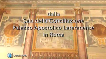la Sala della Conciliazione Palazzo Apostolico Lateranense in Roma